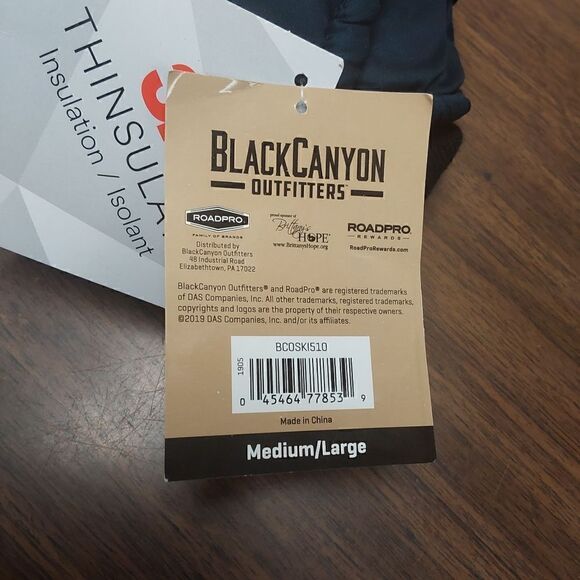 Black Canyon Outfitters Mens Gloves Sz Med/LG New - Picture 2 of 5